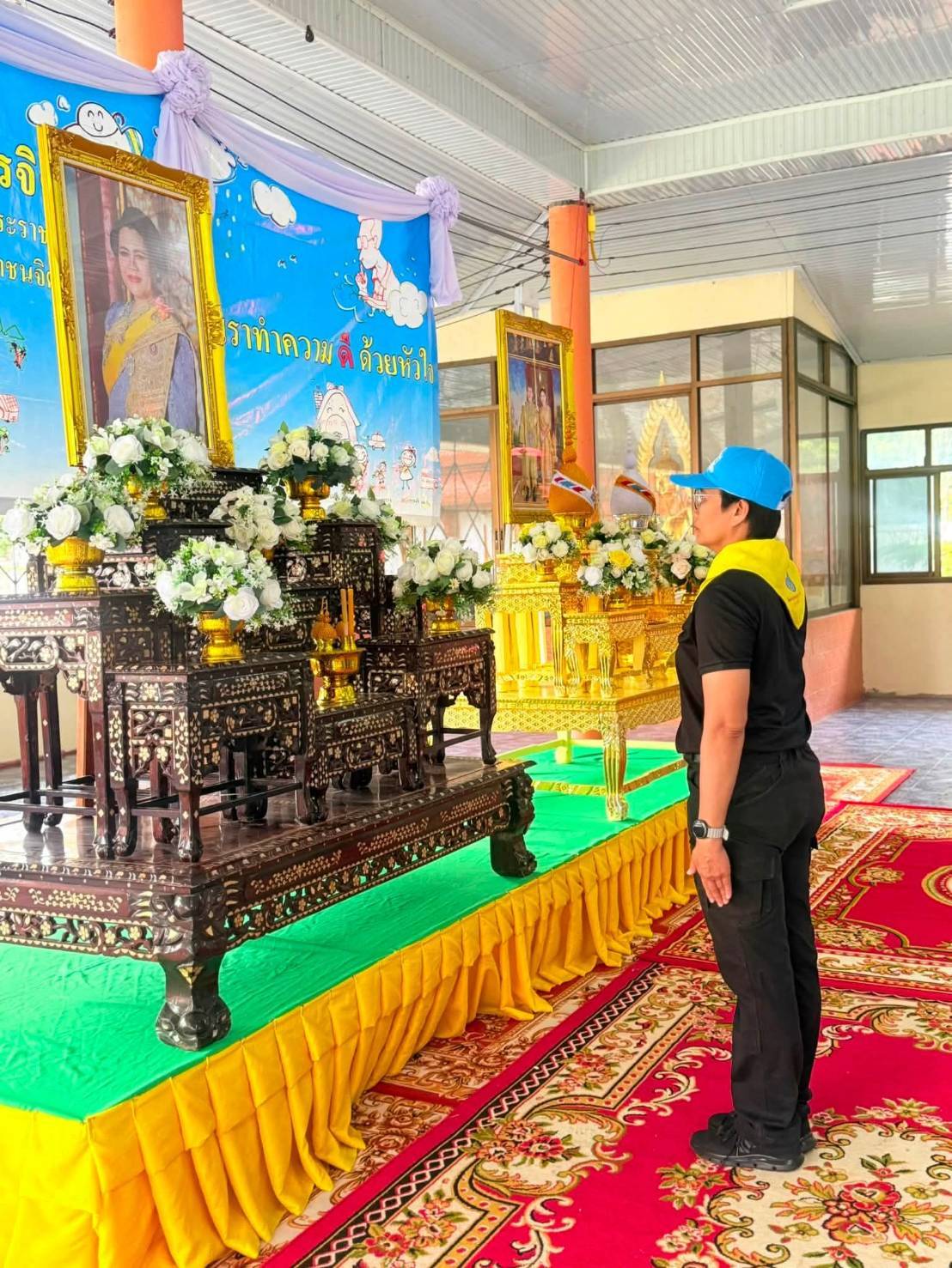 สพอ.เนินมะปราง ร่วมกิจกรรมจิตอาสาพัฒนา ปรับปรุงภูมิทัศน์วัดสามัคคีธรรม เนื่องในโอกาสวันคล้ายวันพระราชสมภพสมเด็จพระนางเจ้าสิริกิติ์ พระบรมราชินีนาถ พระบรมราชชนนีพันปีหลวง และวันแม่แห่งชาติ 12 สิงหาคม 2569