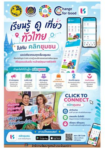สพอ.เนินมะปราง ส่งเสริมการใช้ประโยชน์แอปพลิเคชัน "Click ชุมชน" 