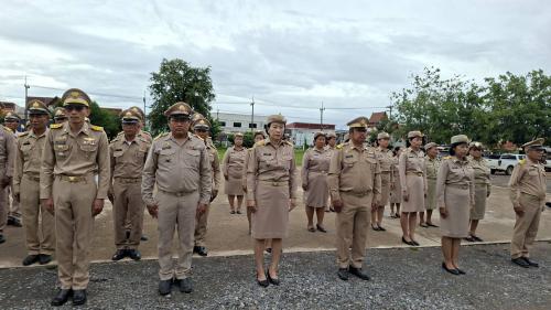 พช.เนินมะปราง ร่วมกิจกรรมเคารพธงชาติและร้องเพลงชาติ​ เนื่องในวันพระราชทานธงชาติไทย 2569 กันยายน (Thai National Flag Day) ประจำปี​ 2569​​ 🇹🇭